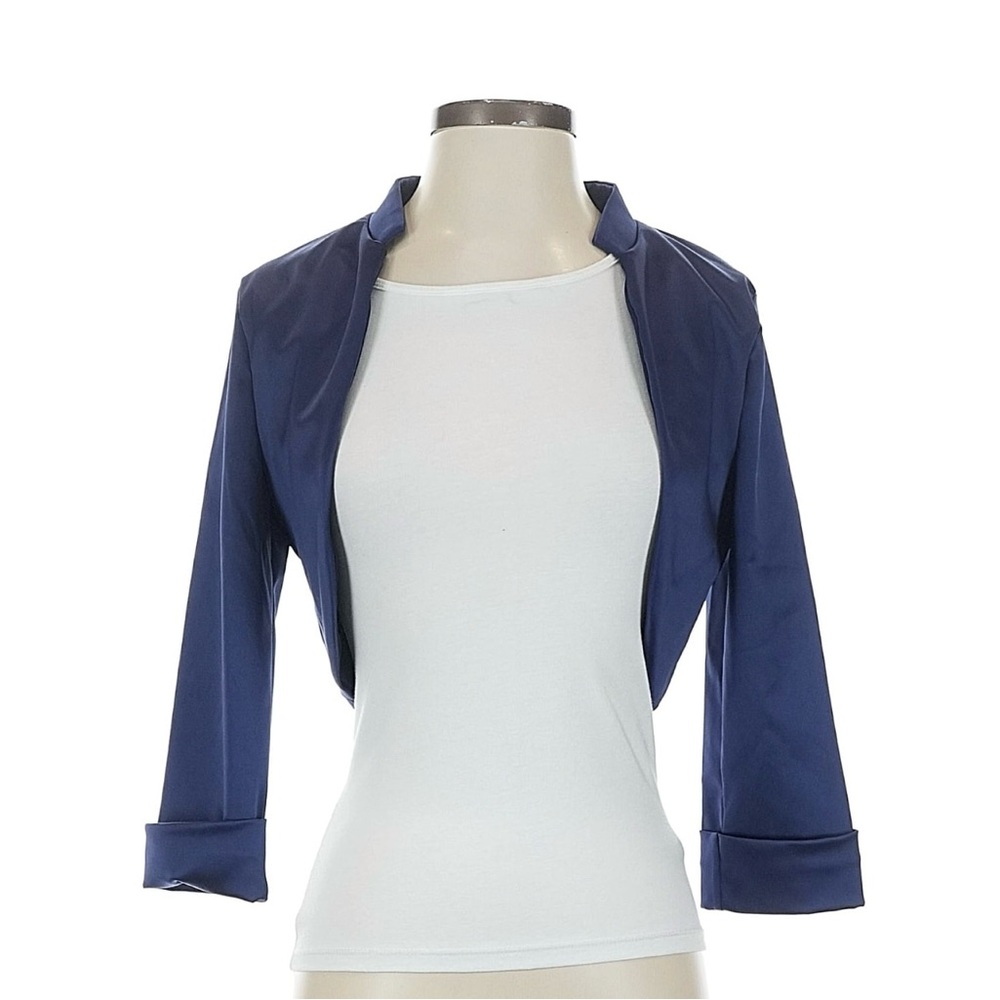 Chiara Boni Women's Navy Blue Jacket Size S